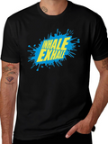 Inhale Exhale Graphic T-Shirt - Black