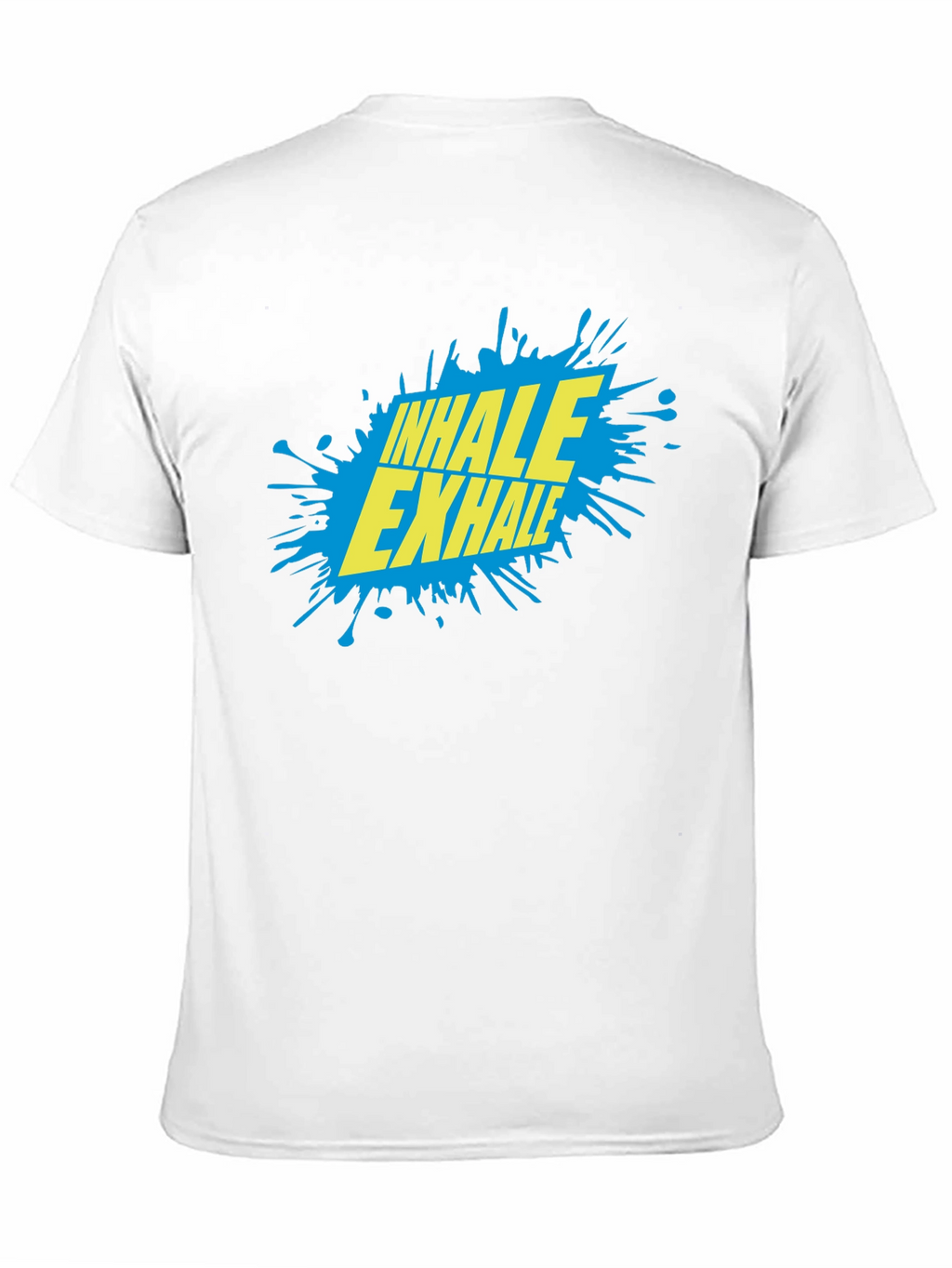 Inhale Exhale Graphic T-Shirt - Black