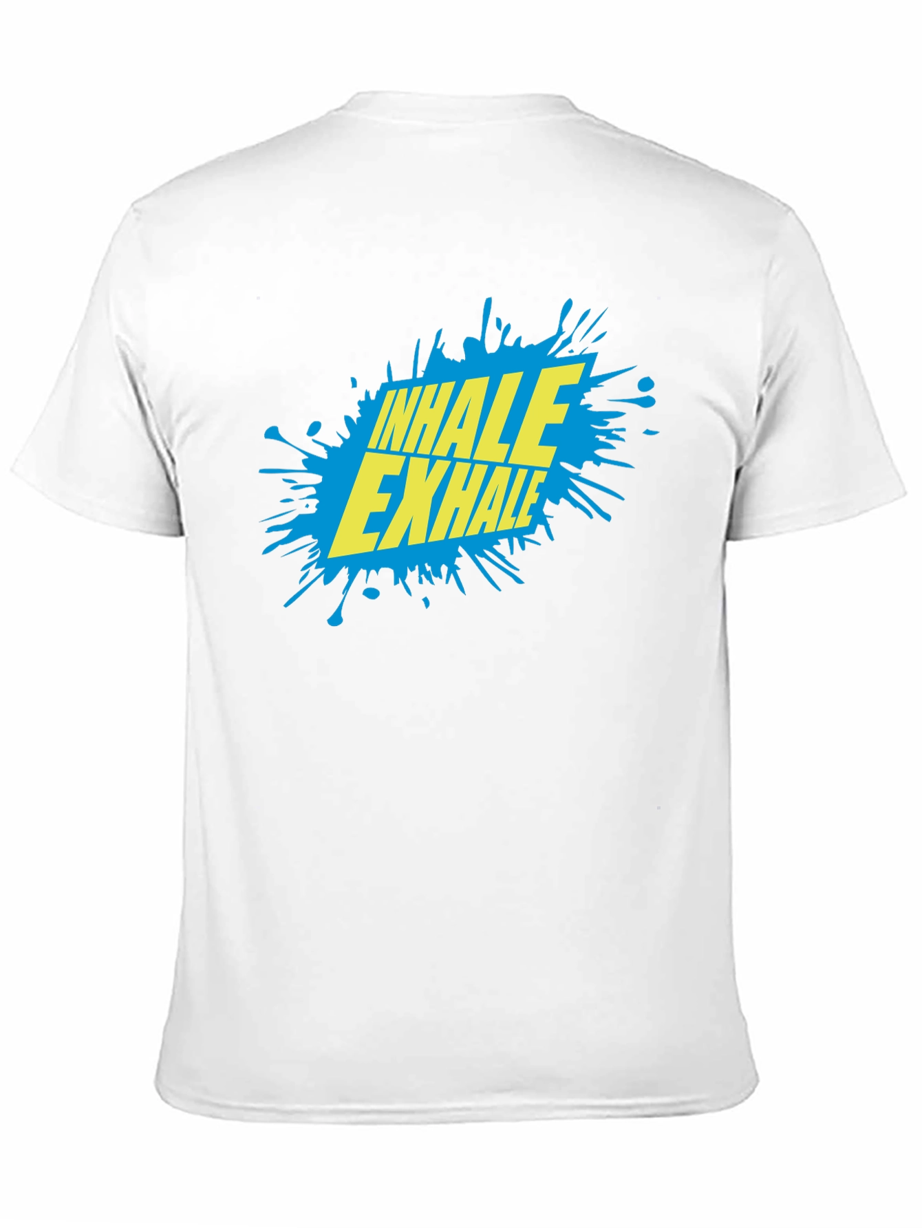 Inhale Exhale Graphic T-Shirt - Black