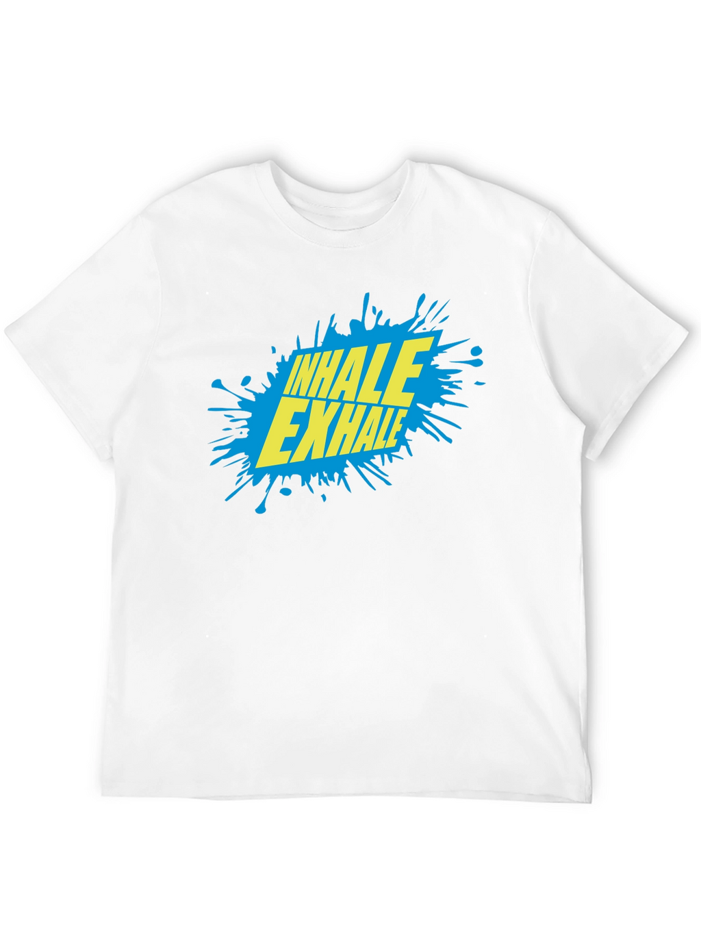Inhale Exhale Graphic T-Shirt - Black