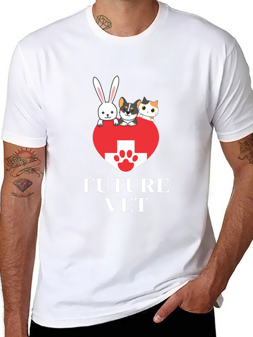 Future Vet T-Shirt Cute Animal Lover Tee