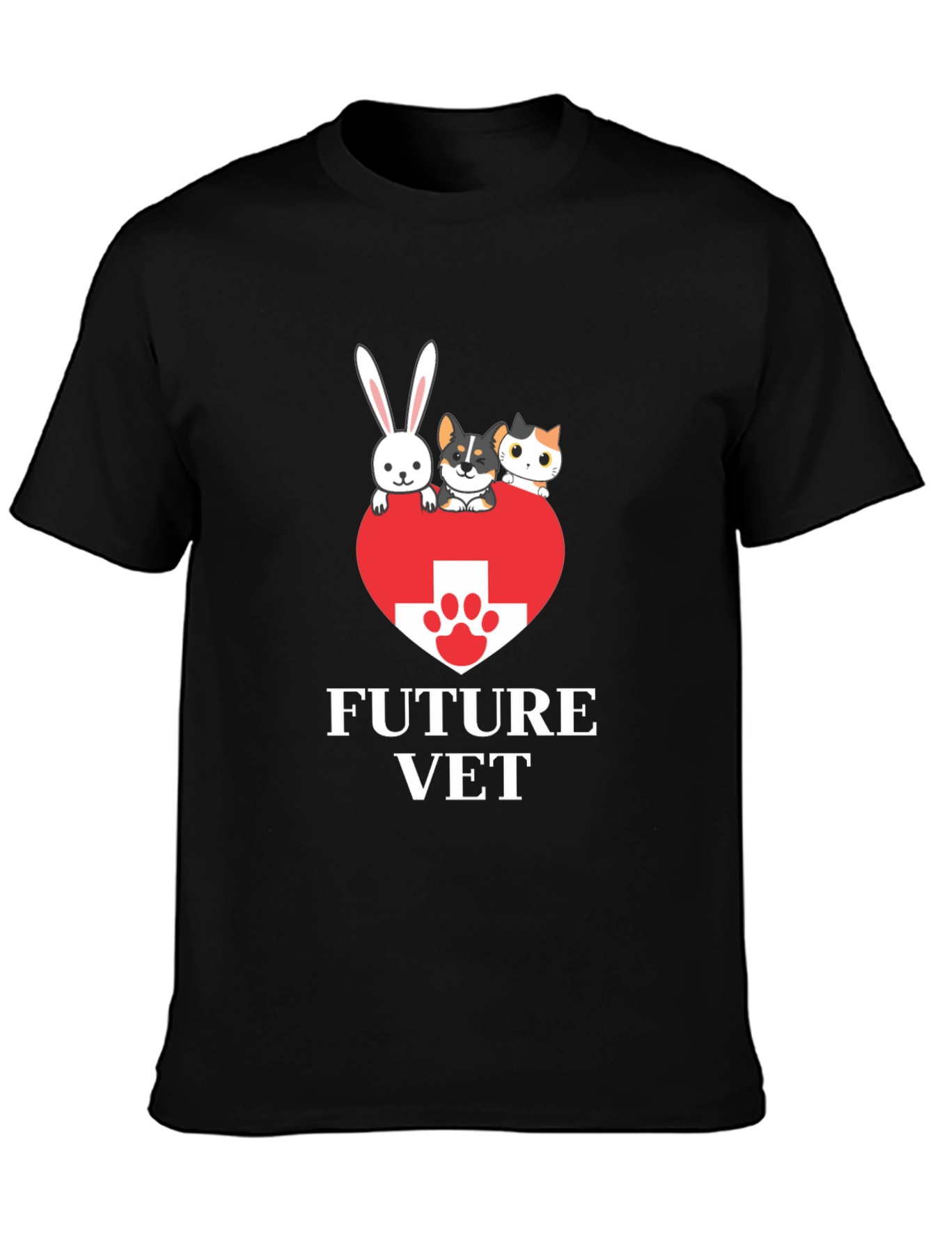 Future Vet T-Shirt Cute Animal Lover Tee