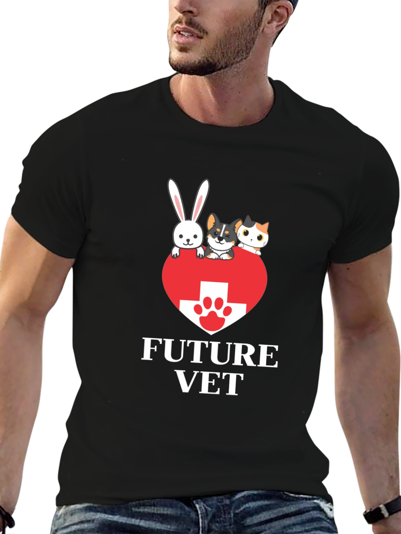 Future Vet T-Shirt Cute Animal Lover Tee