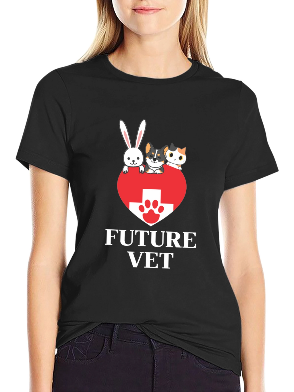 Future Vet T-Shirt Cute Animal Lover Tee