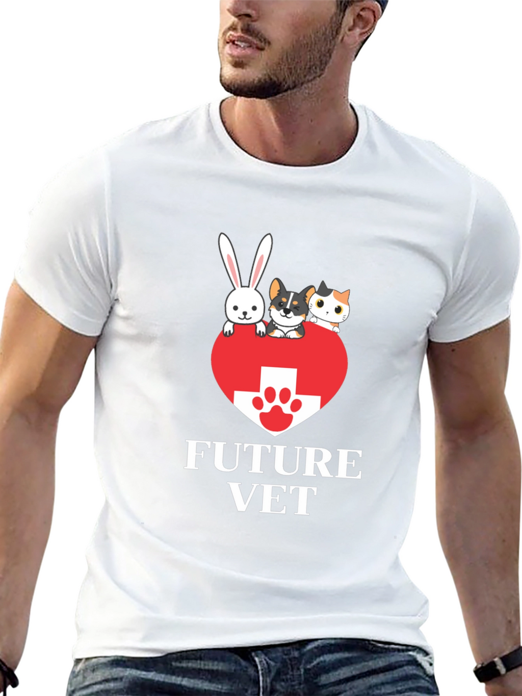 Future Vet T-Shirt Cute Animal Lover Tee