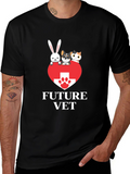 Future Vet T-Shirt Cute Animal Lover Tee