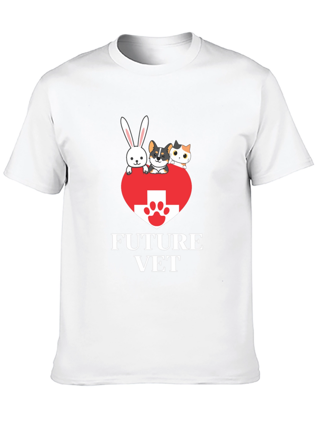 Future Vet T-Shirt Cute Animal Lover Tee