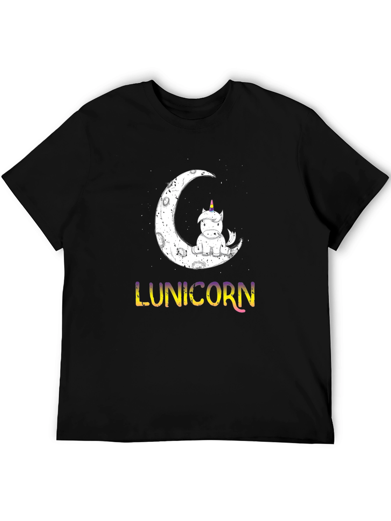Lunicorn T-Shirt - Moon Unicorn Graphic Tee