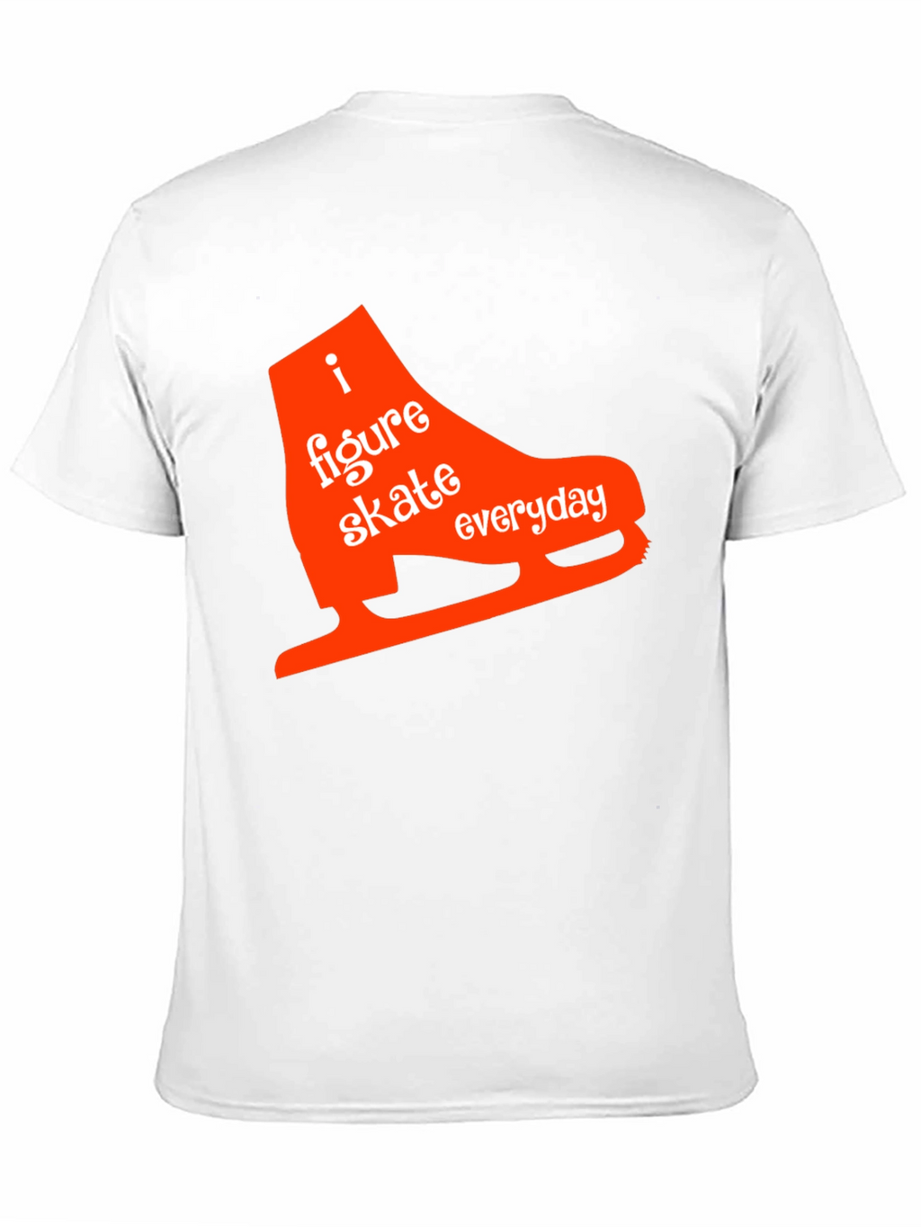I Figure Skate Everyday Black T-Shirt