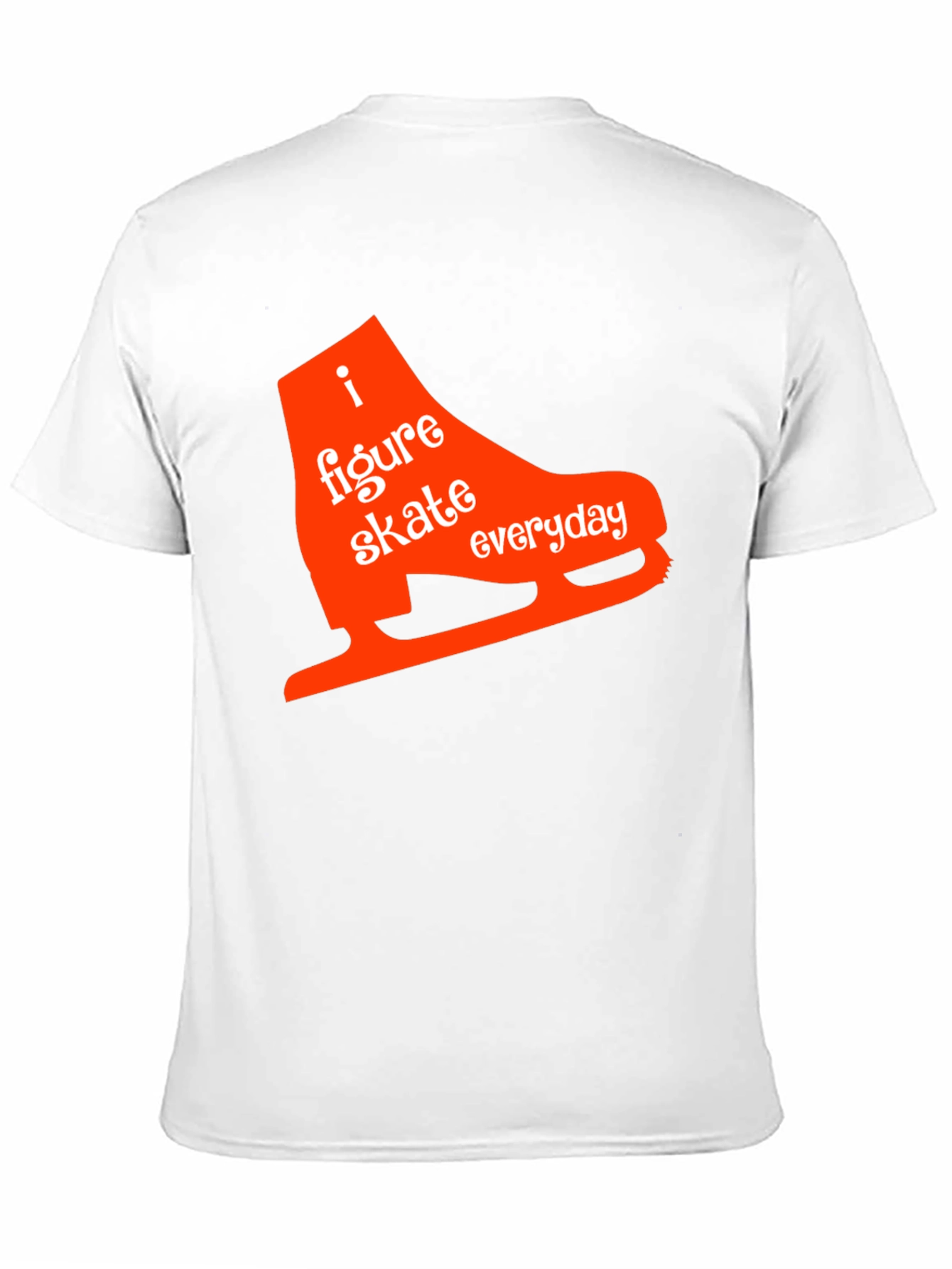 I Figure Skate Everyday Black T-Shirt
