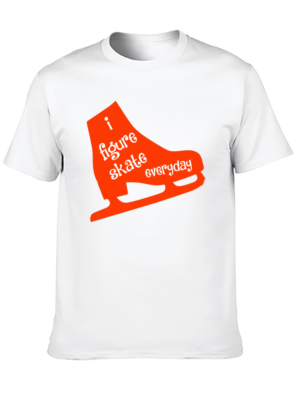 I Figure Skate Everyday Black T-Shirt