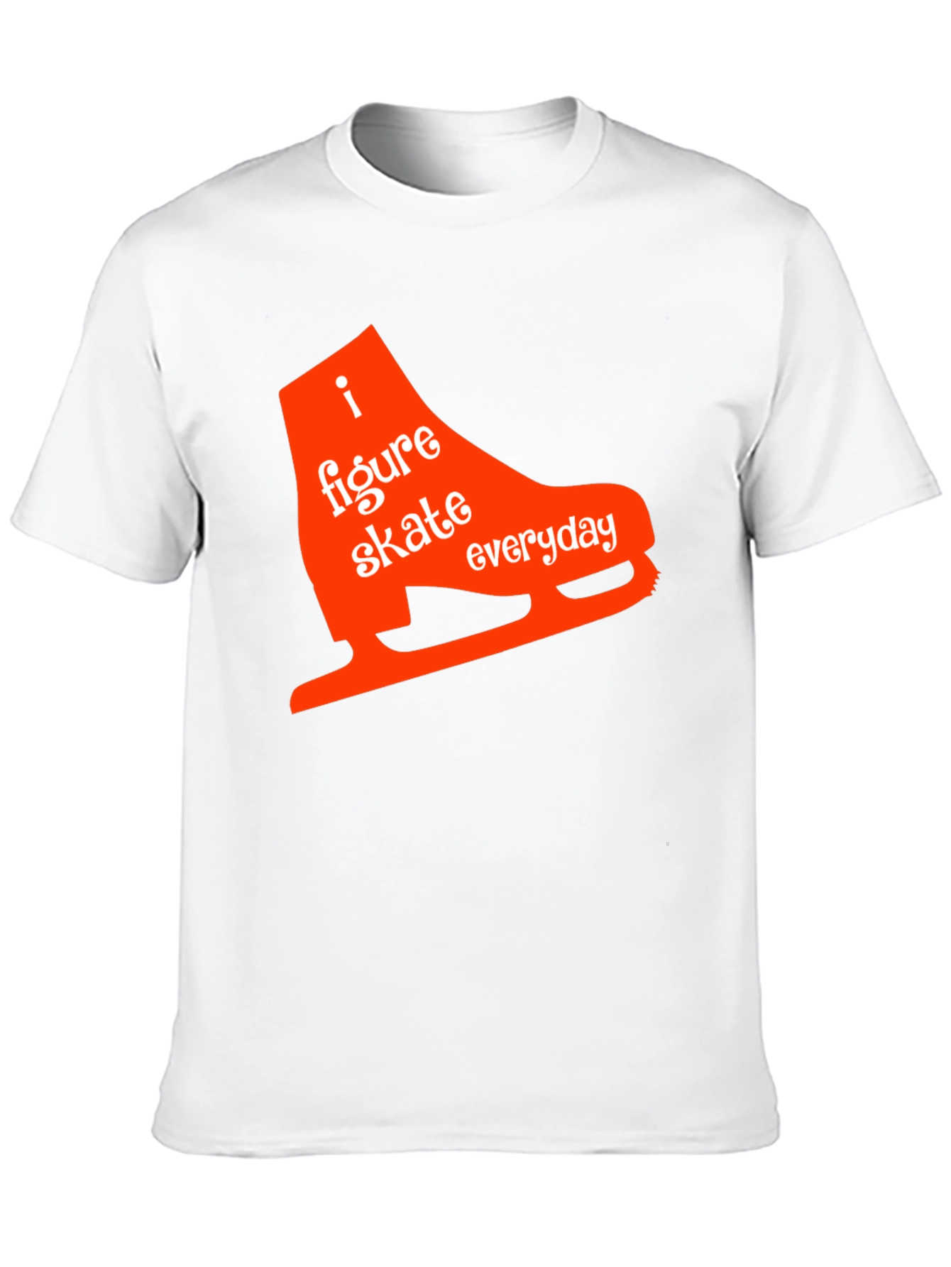 I Figure Skate Everyday Black T-Shirt
