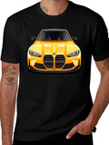 Yellow Sports Car Graphic Tee
