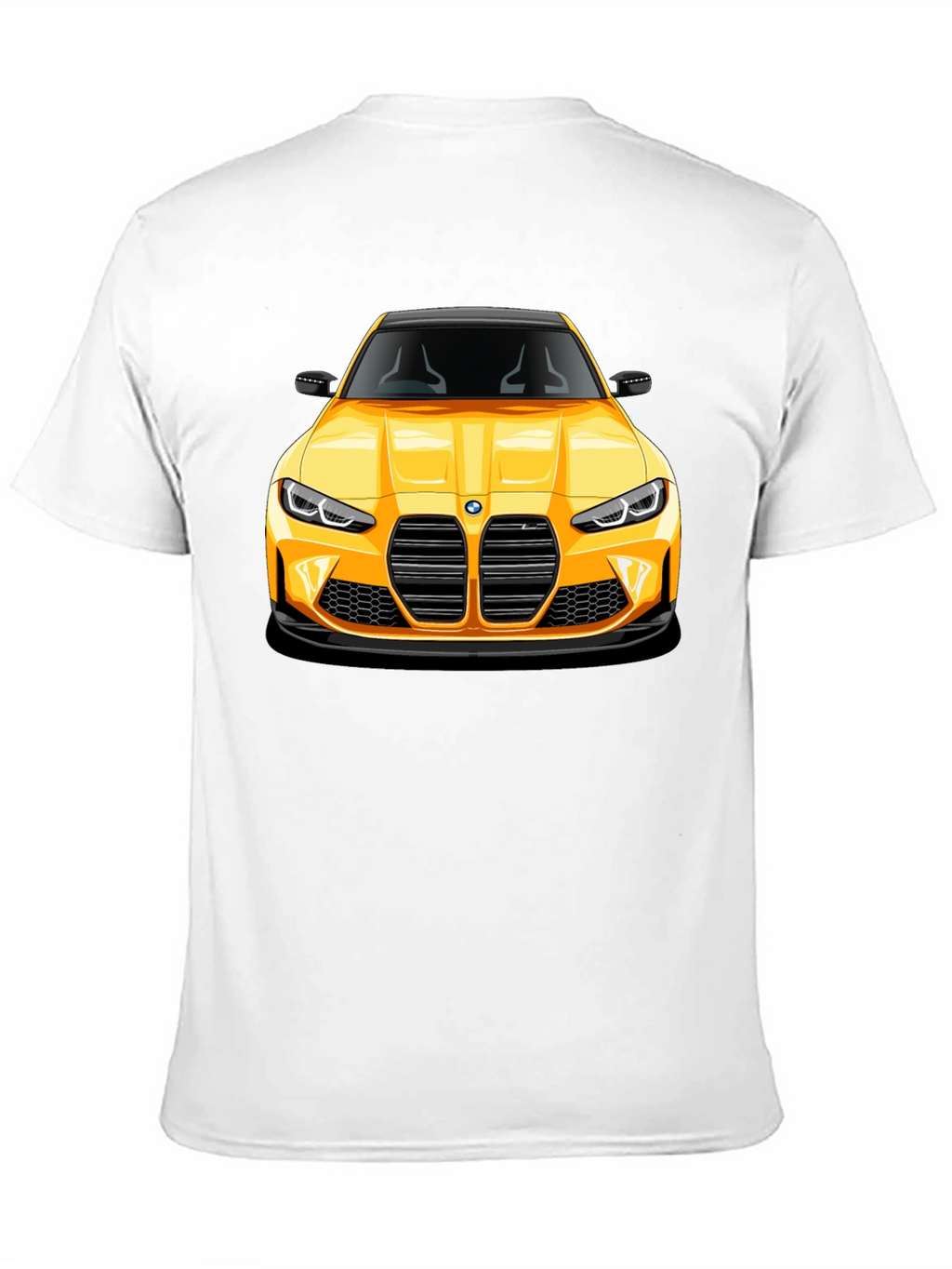 Yellow Sports Car Graphic Tee