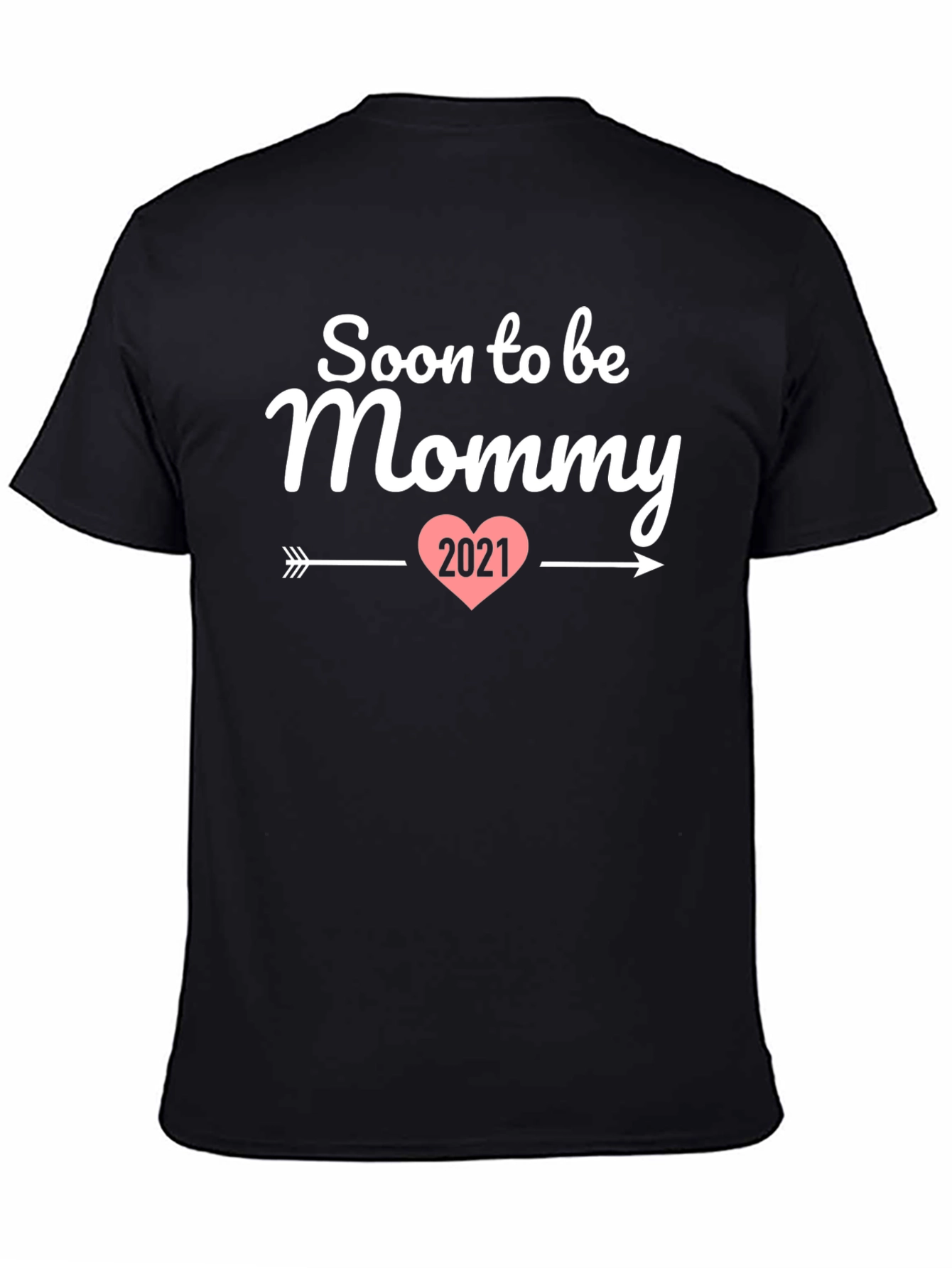 Soon to be Mommy 2021 Black T-Shirt