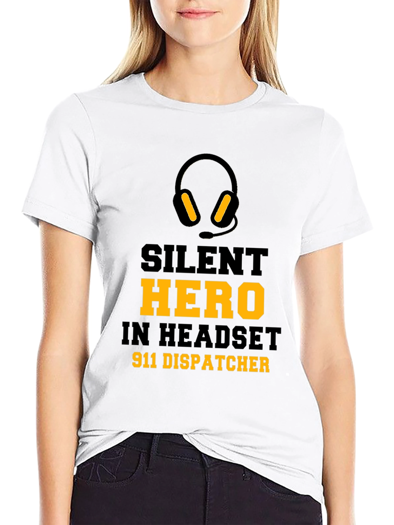 Silent Hero 911 Dispatcher Graphic T-Shirt