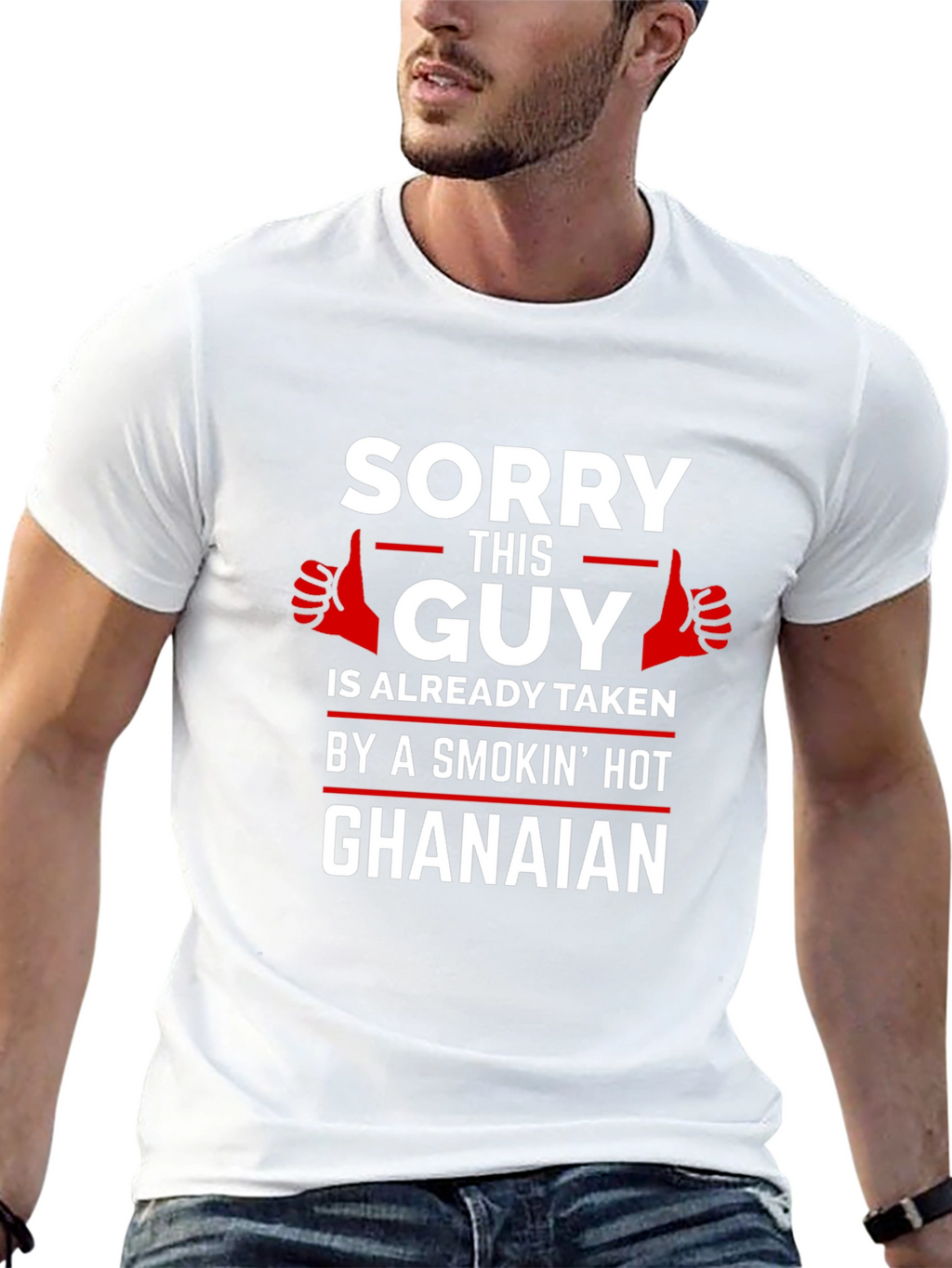 Sorry This Guy is Taken Ghanaian T-Shirt