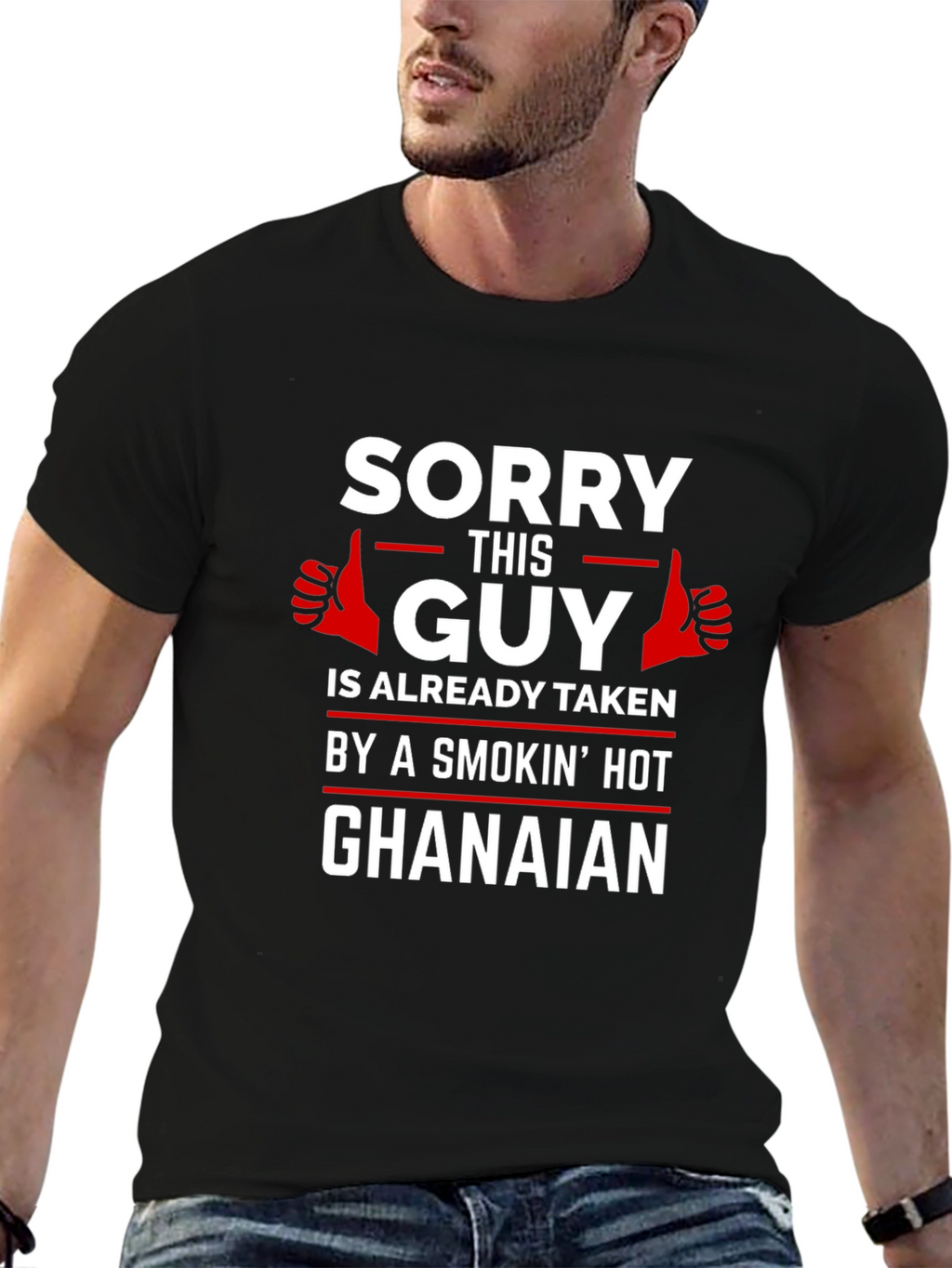 Sorry This Guy is Taken Ghanaian T-Shirt