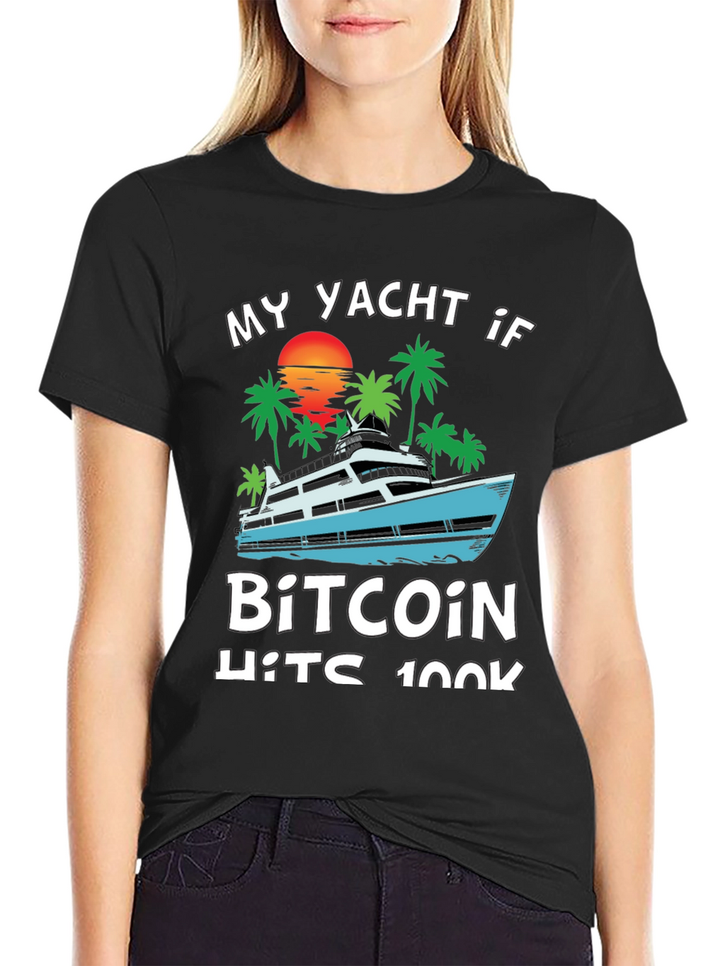 Bitcoin Yacht T-Shirt - Crypto HODL Tee