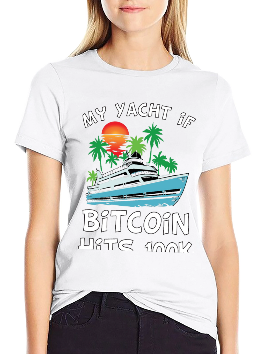 Bitcoin Yacht T-Shirt - Crypto HODL Tee