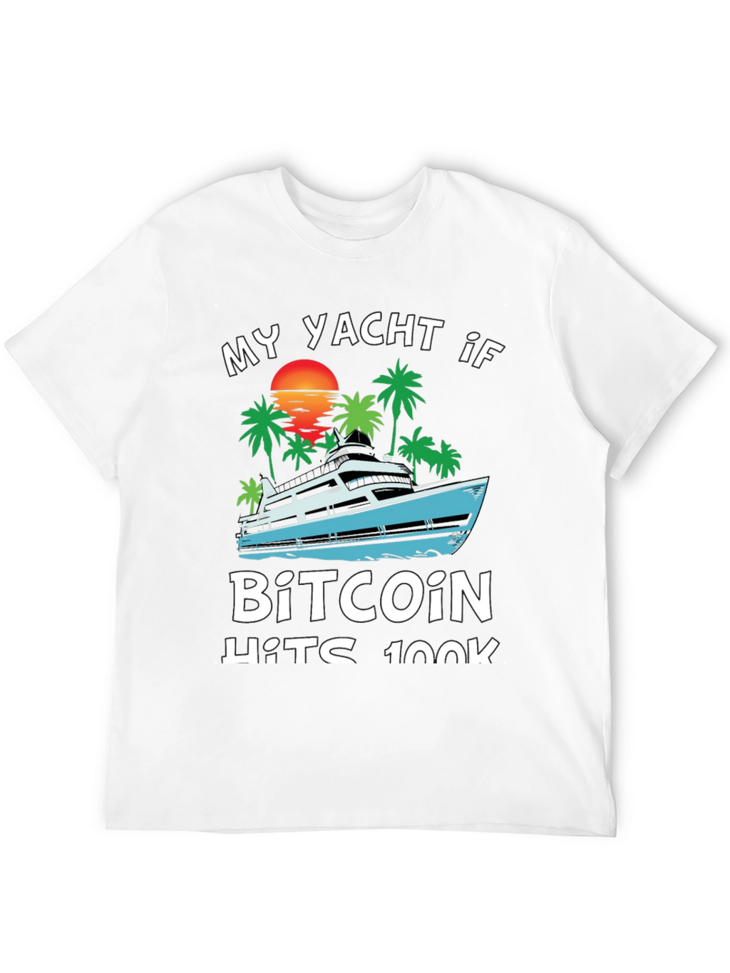 Bitcoin Yacht T-Shirt - Crypto HODL Tee