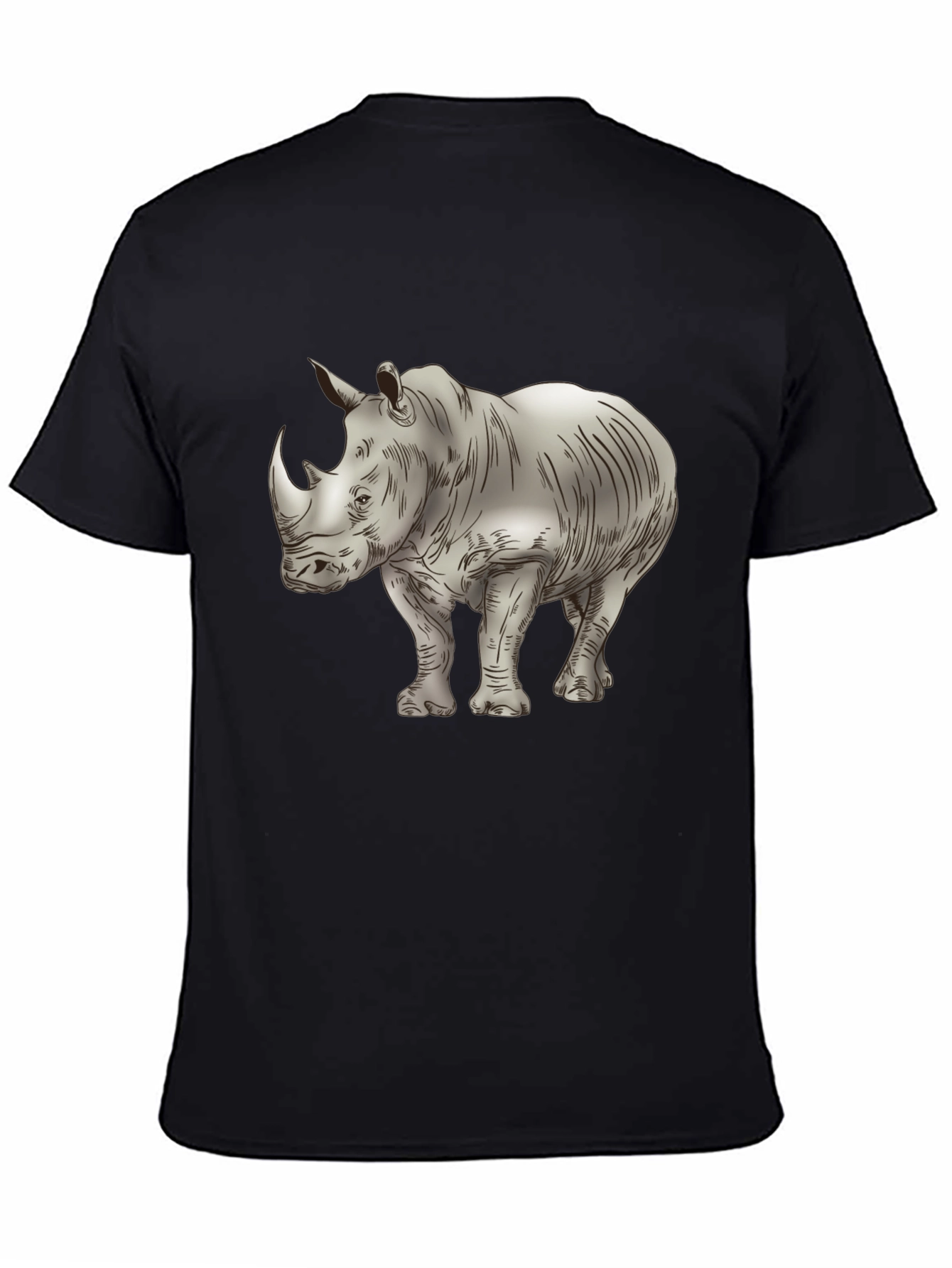 Rhinoceros Graphic Print Tee