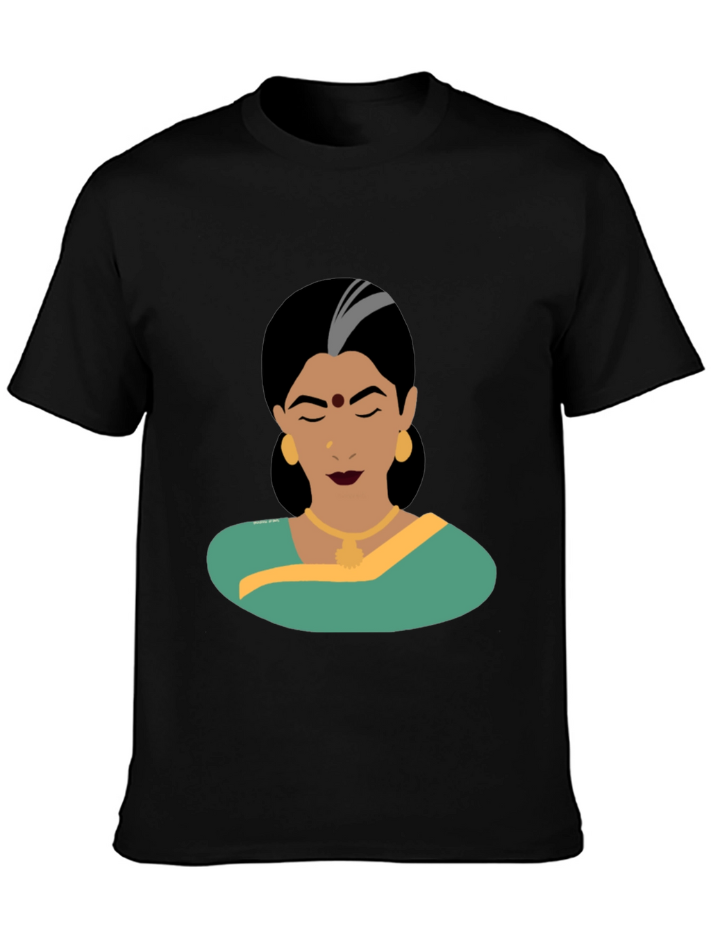 Elegant Woman Graphic Tee - Classic Style