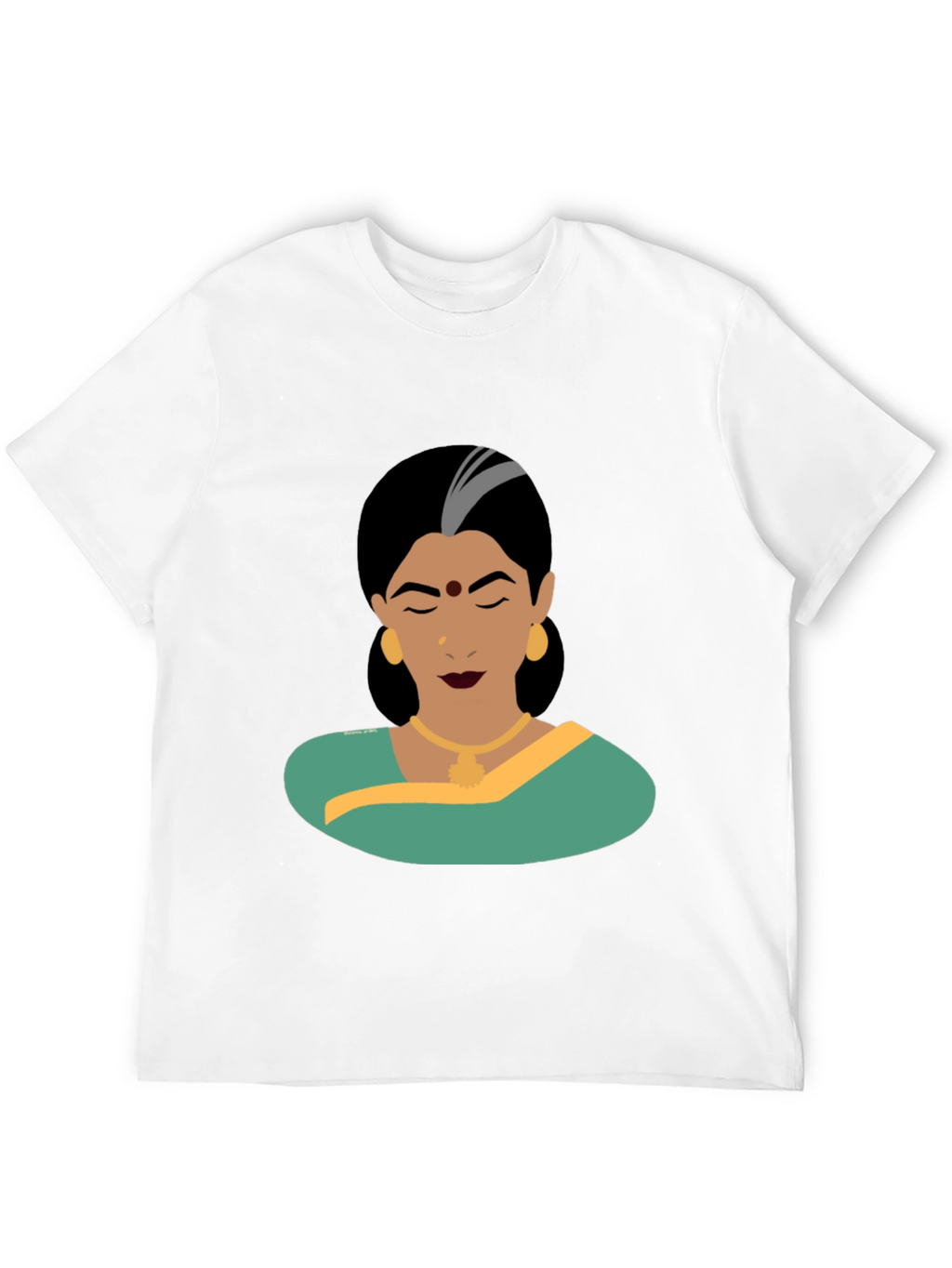 Elegant Woman Graphic Tee - Classic Style