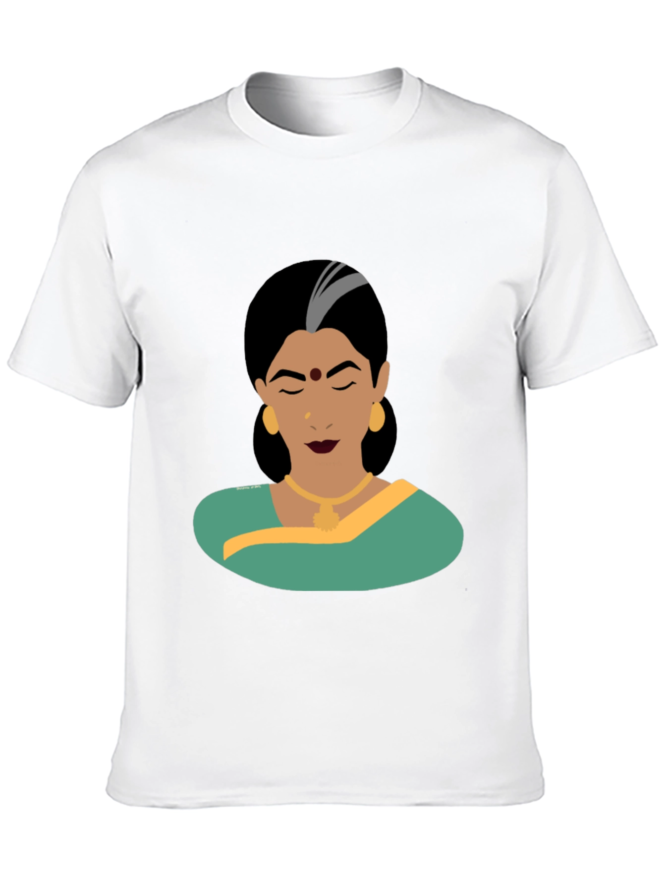 Elegant Woman Graphic Tee - Classic Style