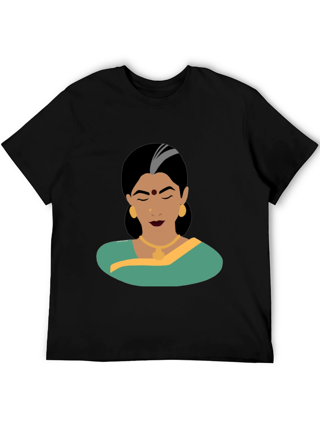 Elegant Woman Graphic Tee - Classic Style