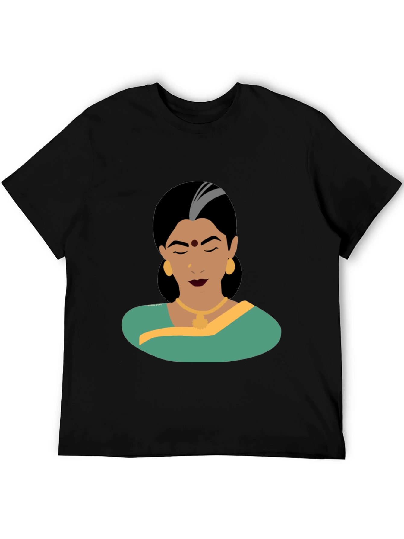 Elegant Woman Graphic Tee - Classic Style