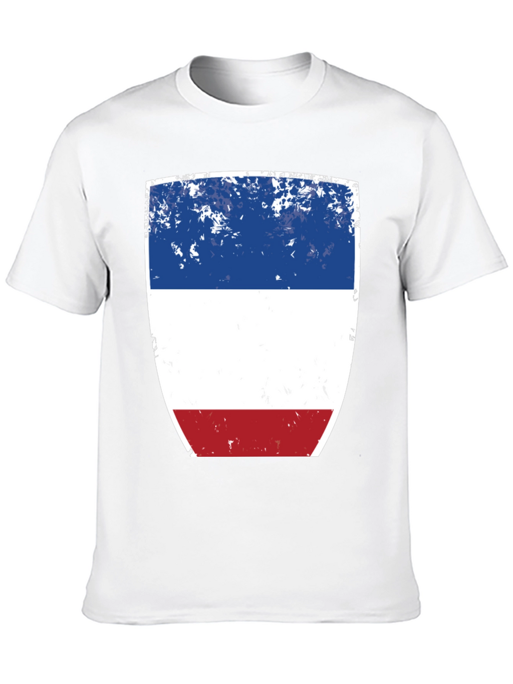 Distressed French Flag T-Shirt
