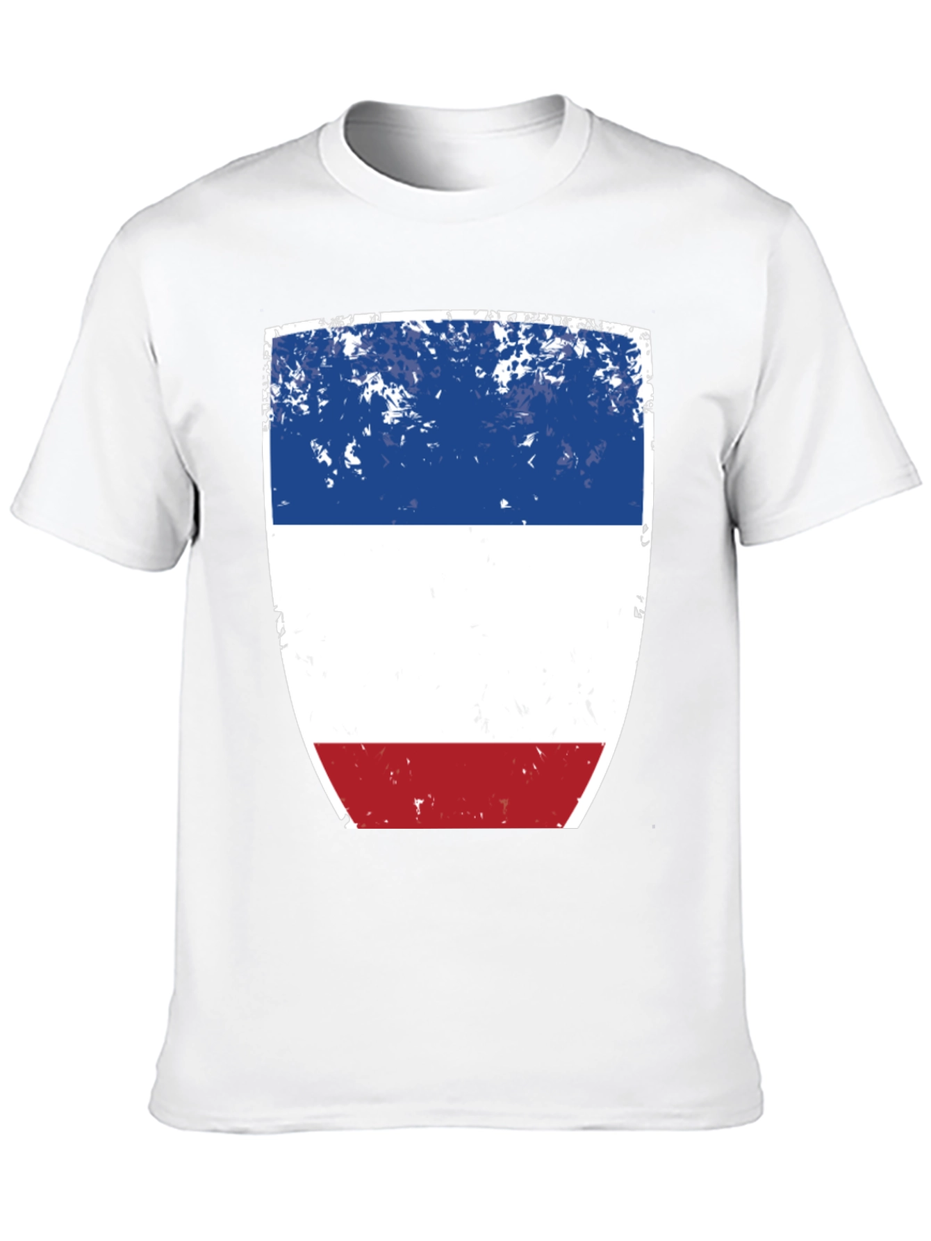 Distressed French Flag T-Shirt