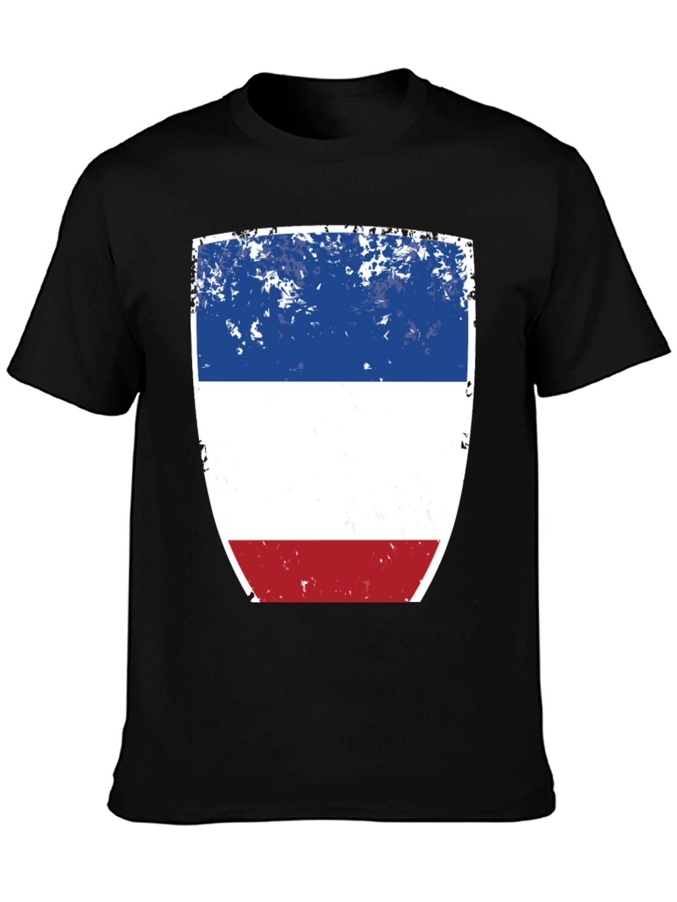 Distressed French Flag T-Shirt