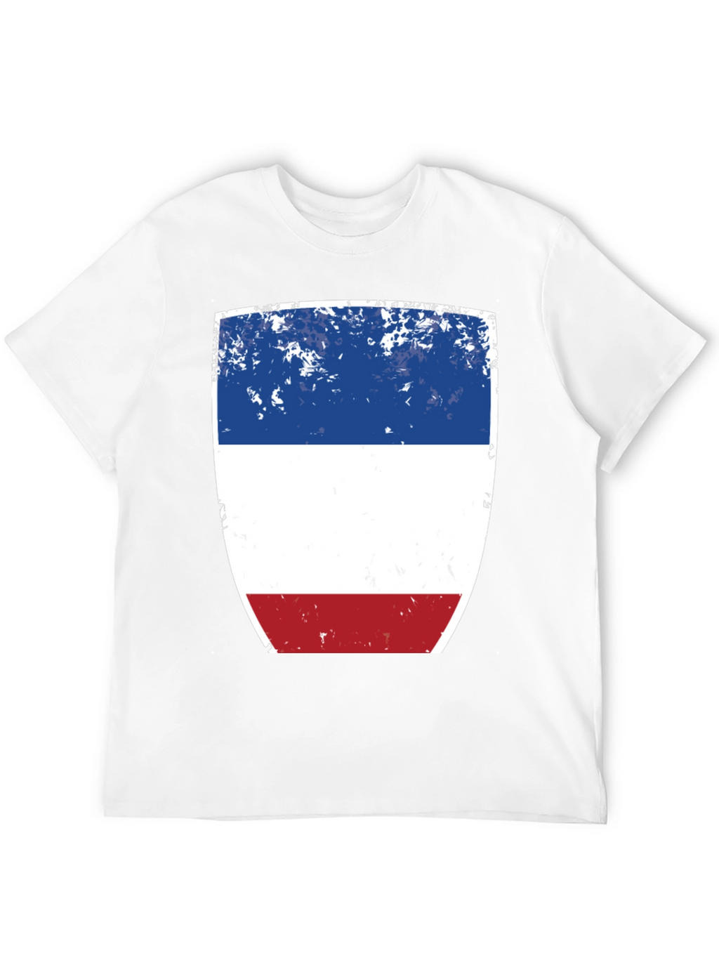 Distressed French Flag T-Shirt