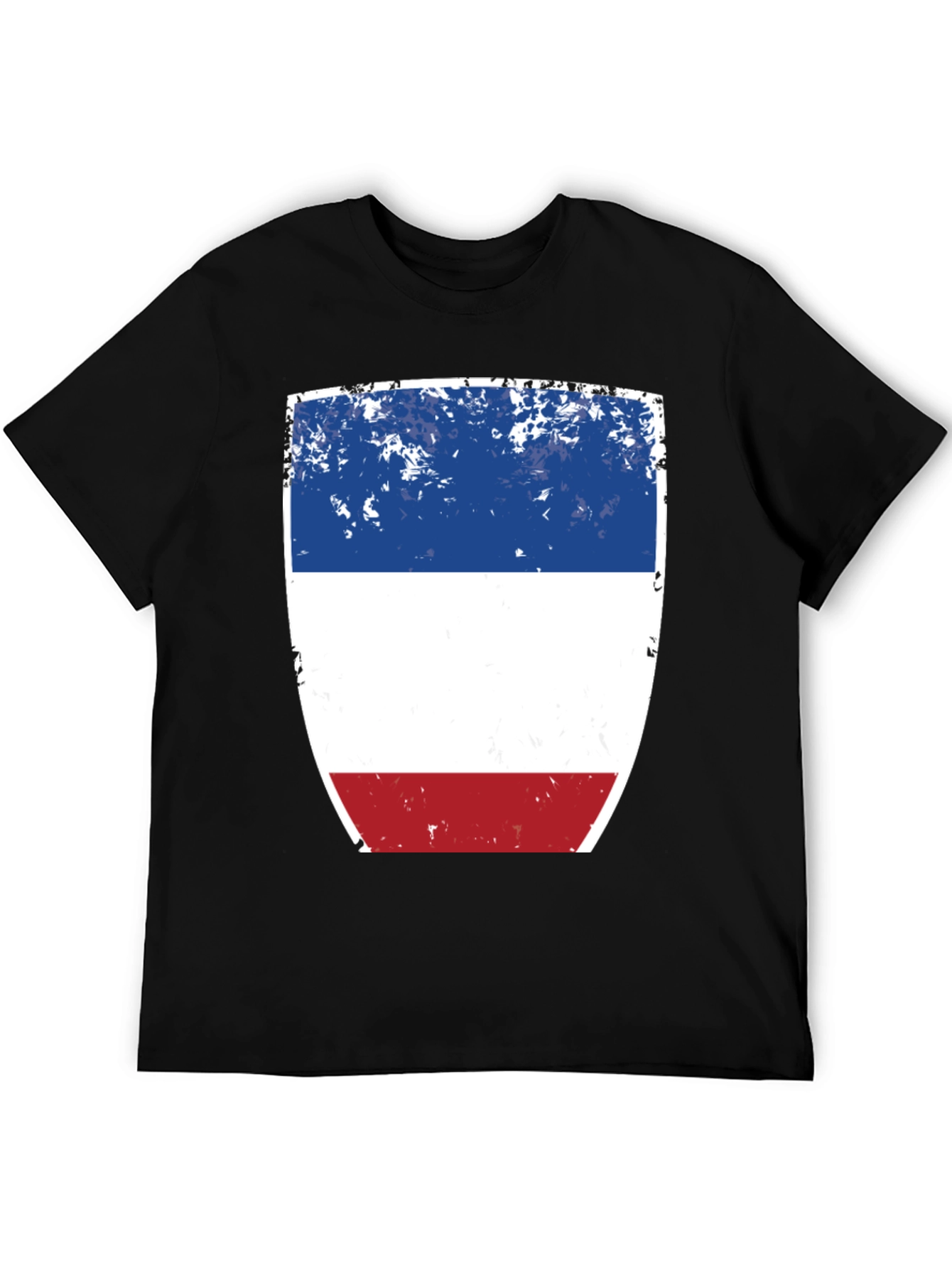 Distressed French Flag T-Shirt