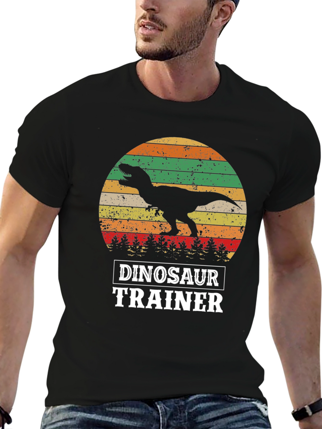 Dinosaur Trainer T-Shirt - Retro T-Rex Design