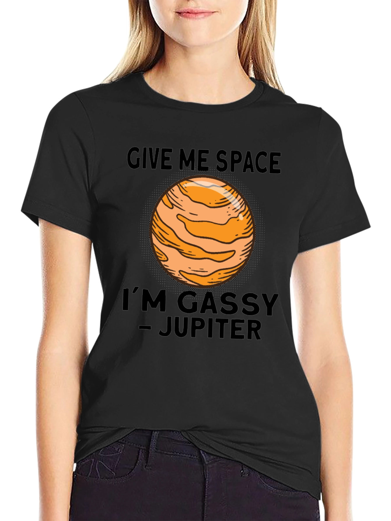 Gassy Jupiter Space Humor T-Shirt