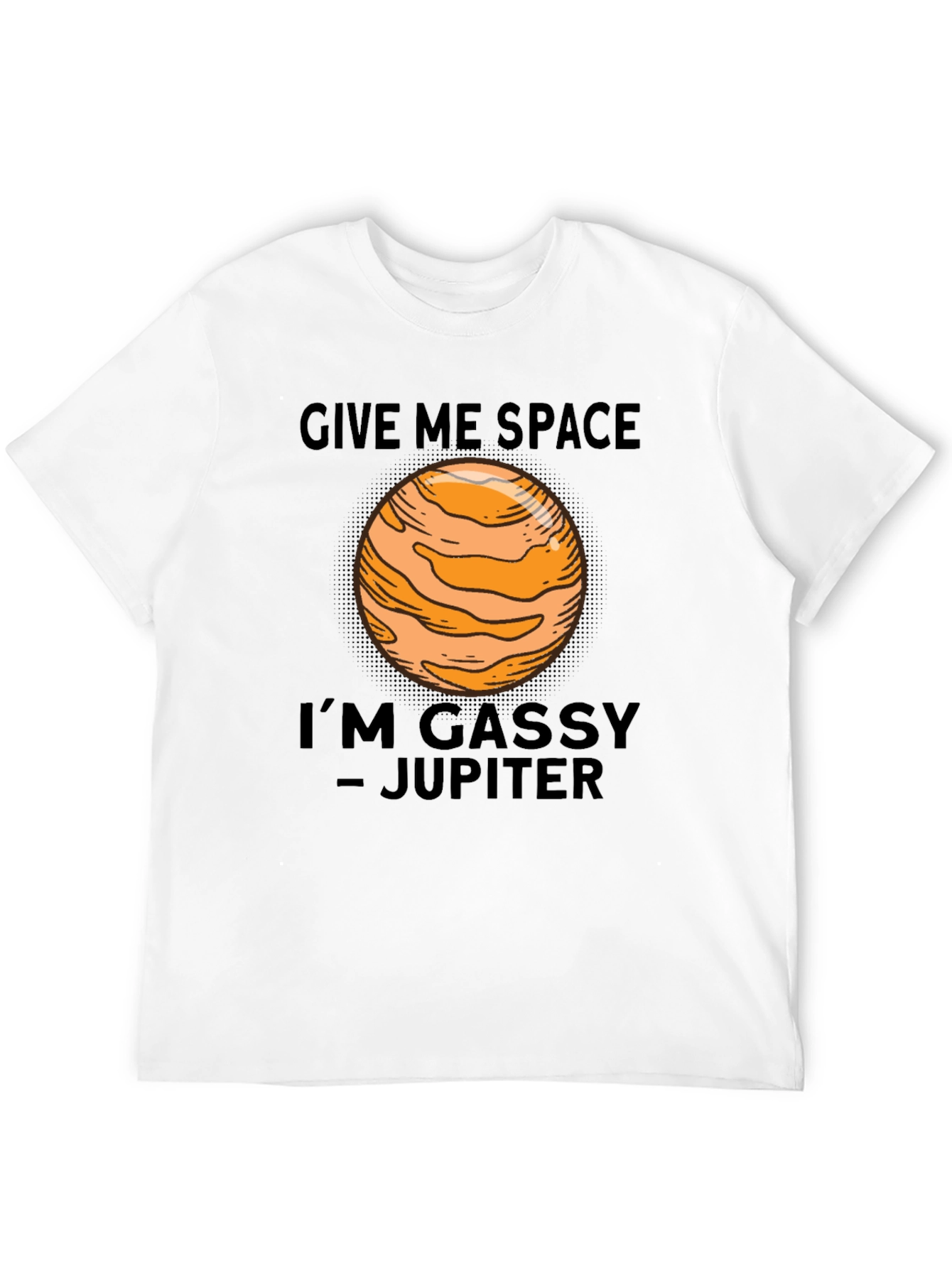 Gassy Jupiter Space Humor T-Shirt