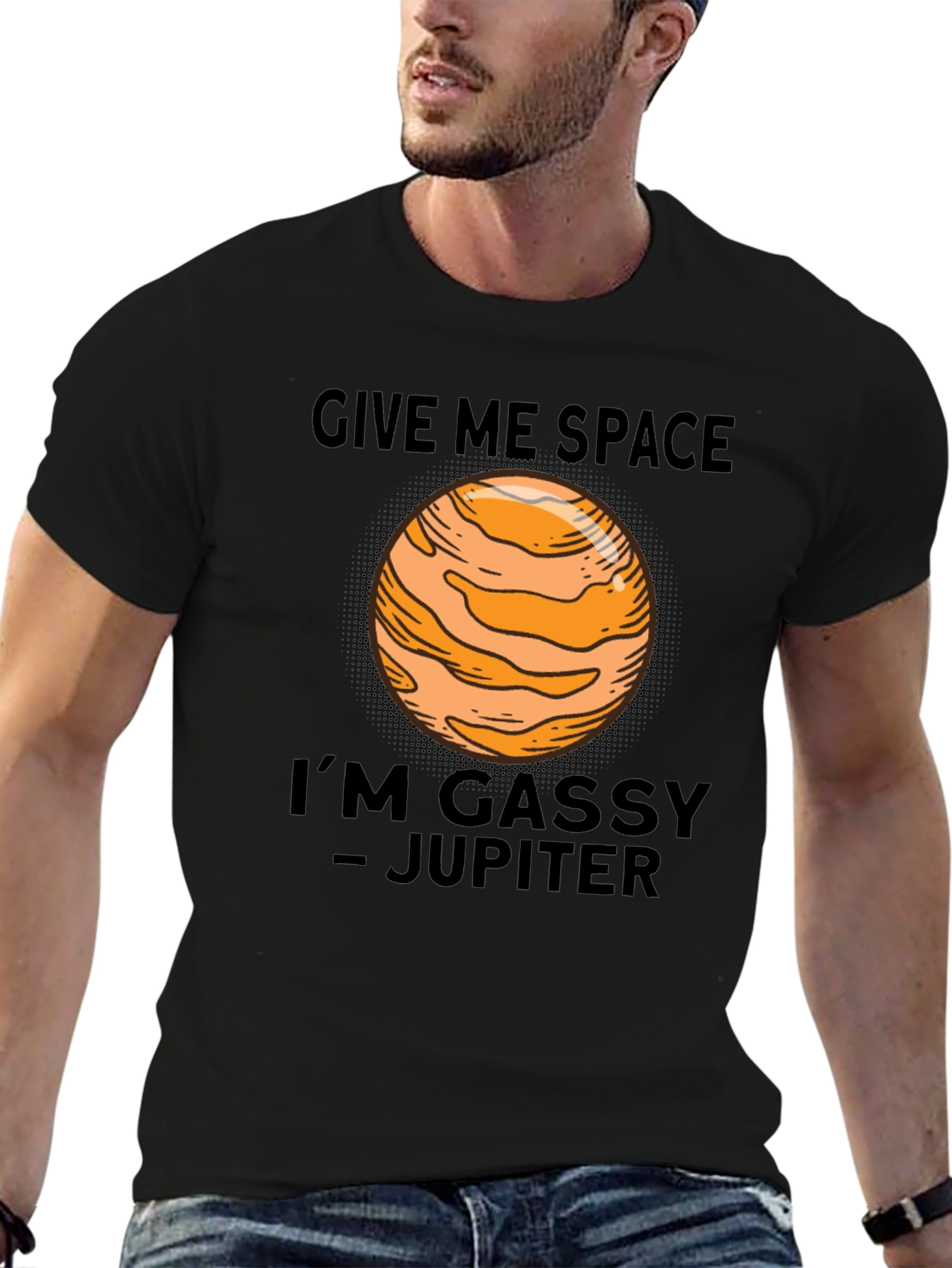 Gassy Jupiter Space Humor T-Shirt