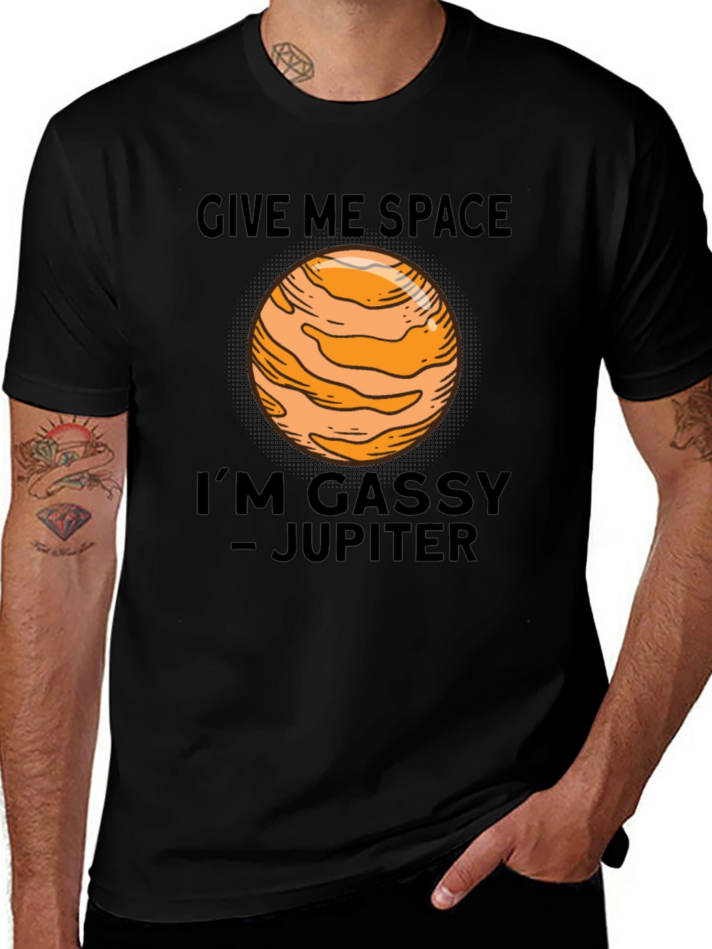 Gassy Jupiter Space Humor T-Shirt
