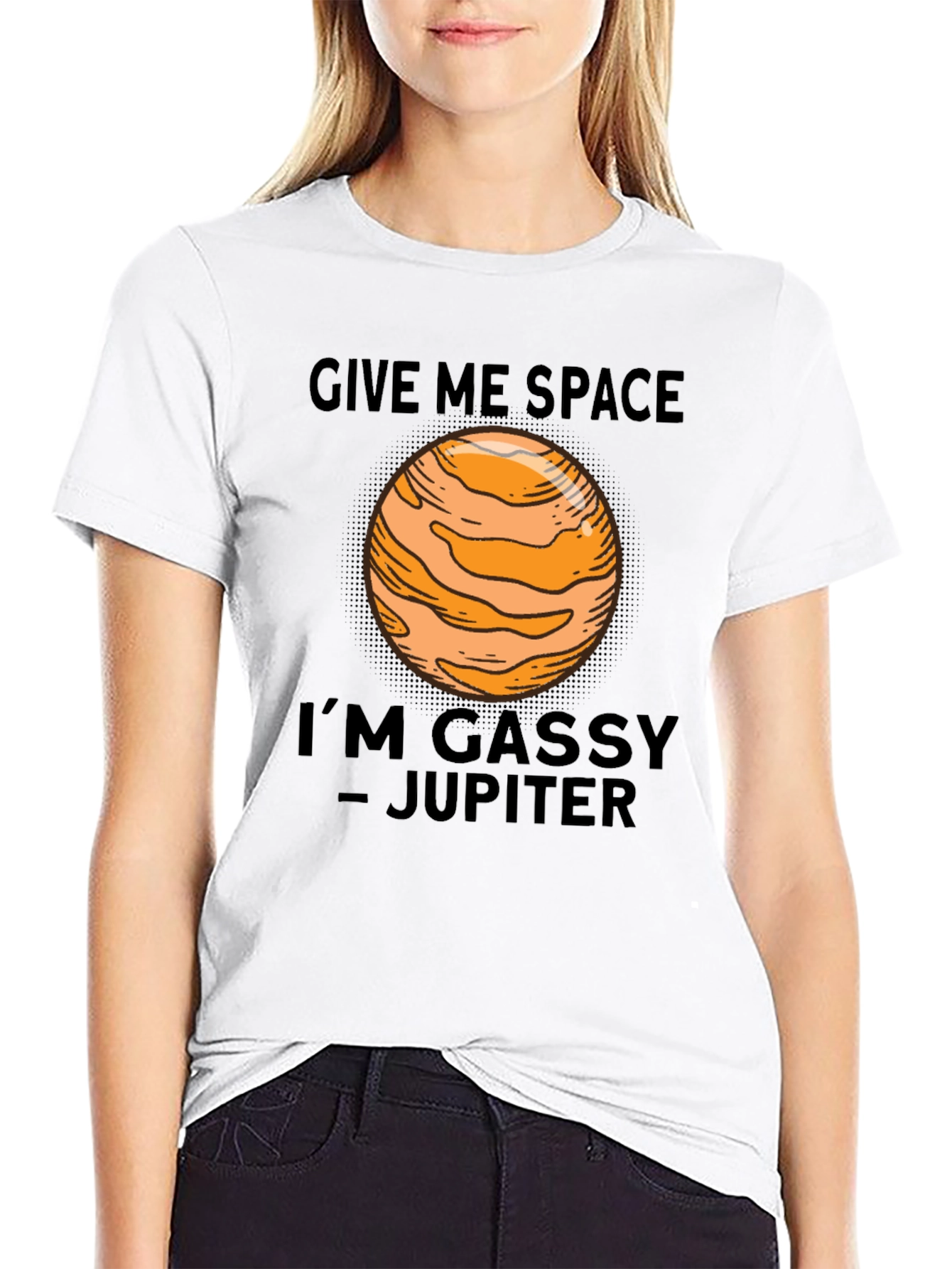 Gassy Jupiter Space Humor T-Shirt