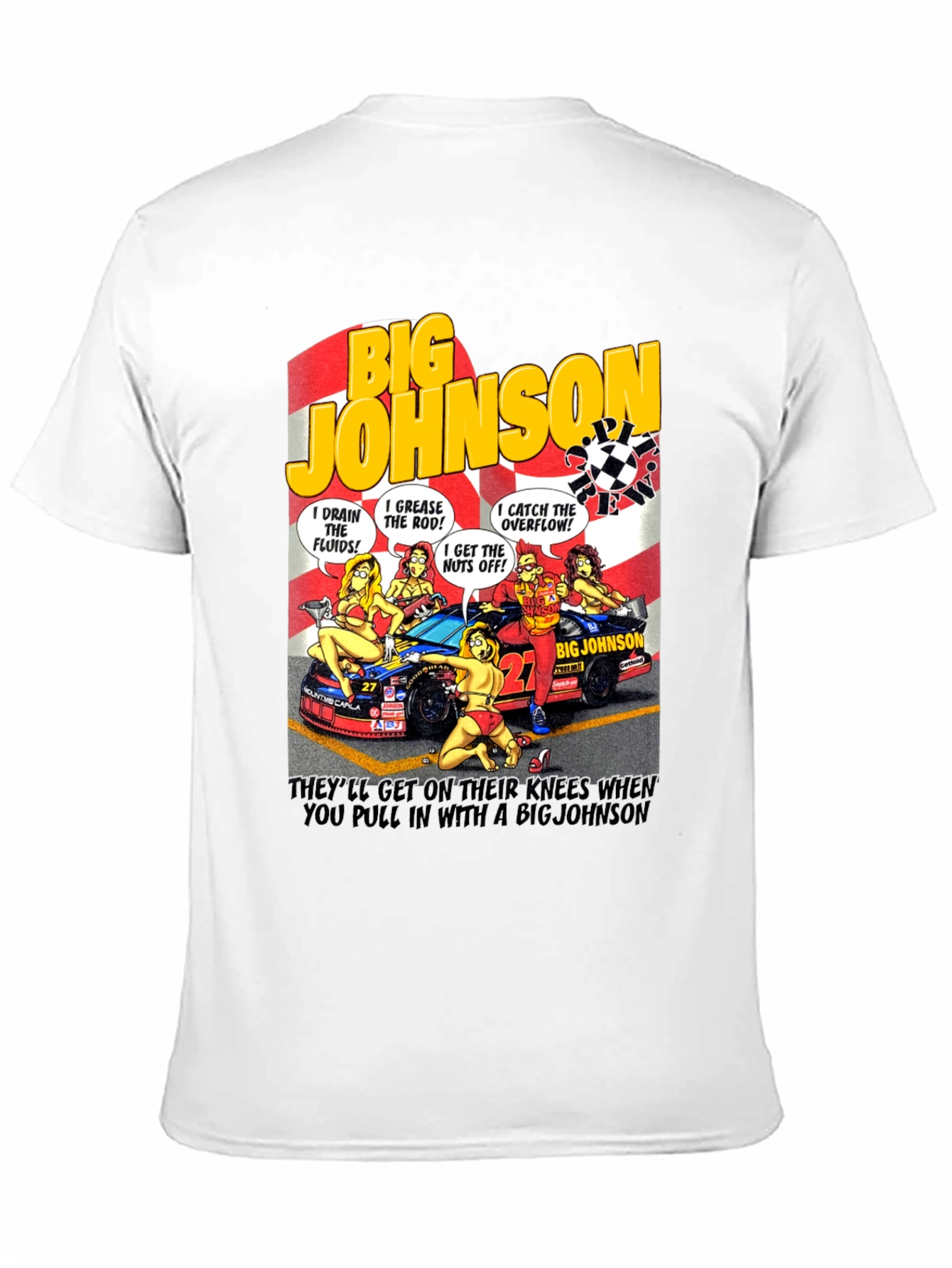 Big Johnson Crew T-Shirt - Funny Car Humor