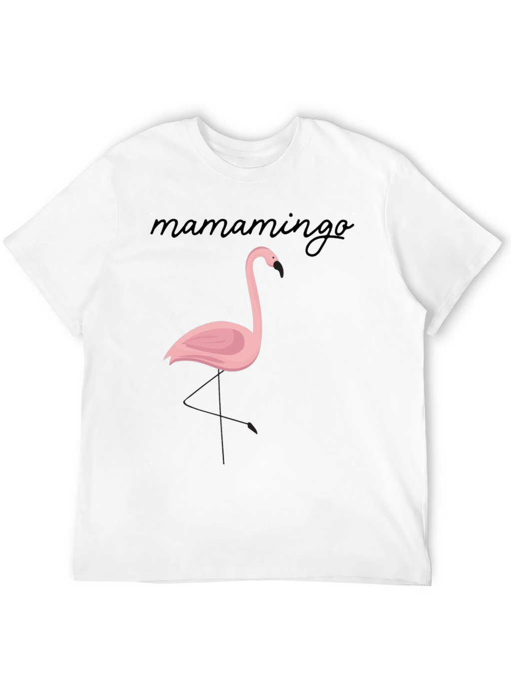Mamamingo Flamingo Graphic Tee - Black