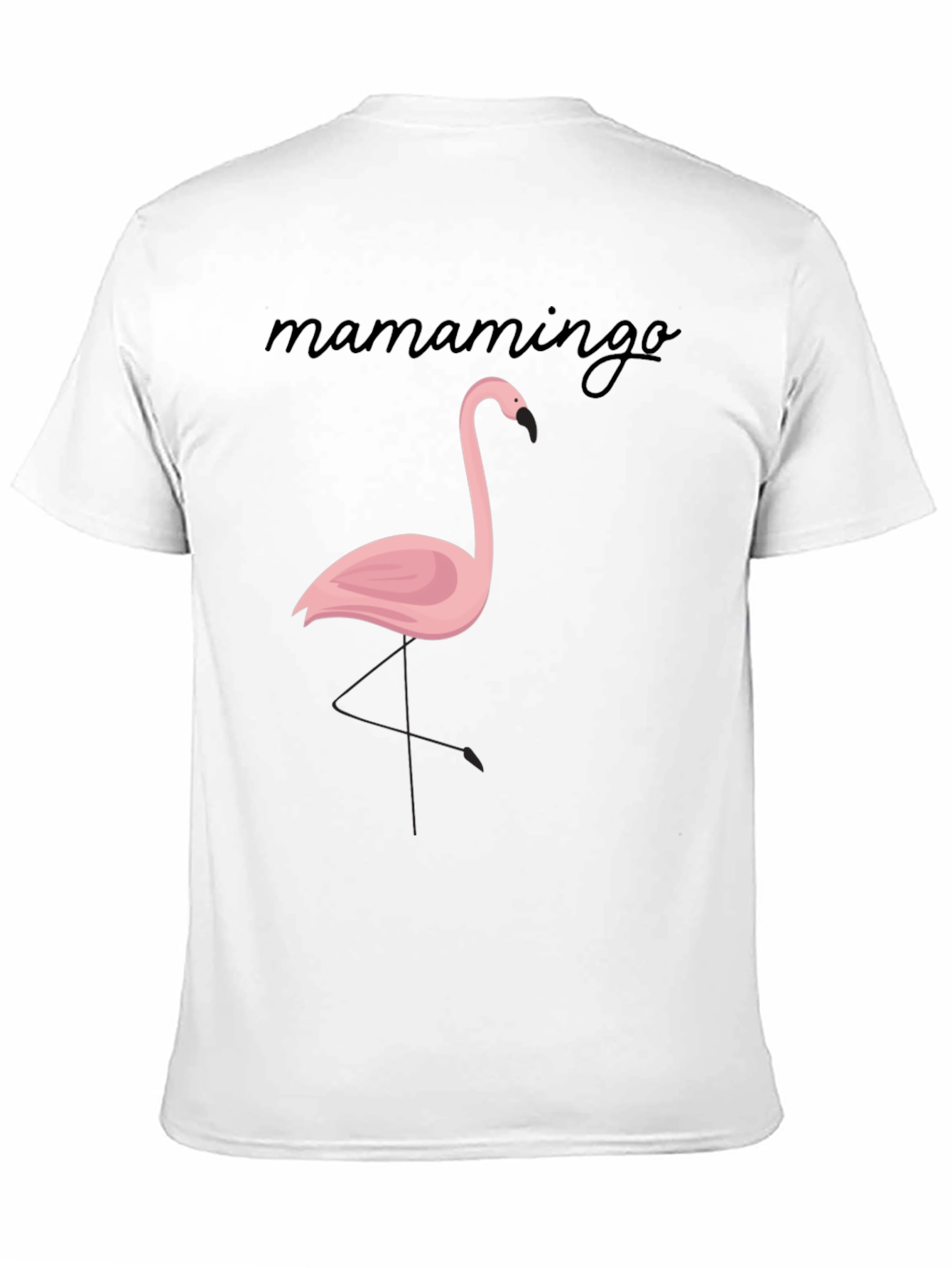 Mamamingo Flamingo Graphic Tee - Black