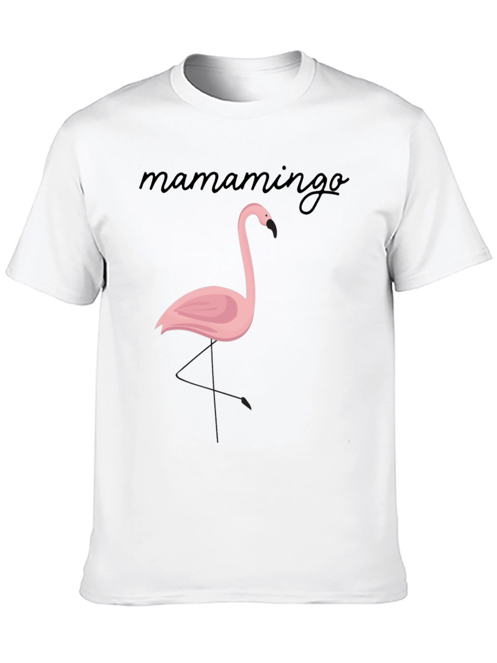Mamamingo Flamingo Graphic Tee - Black