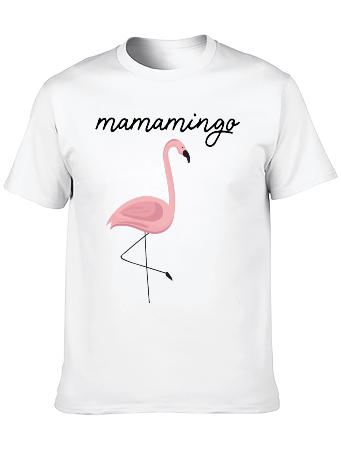 Mamamingo Flamingo Graphic Tee - Black