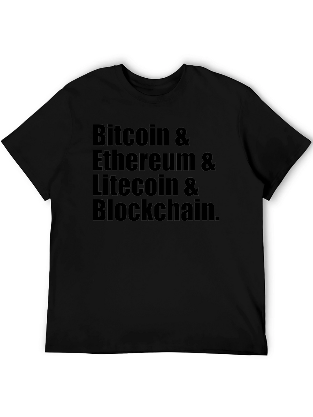 Bitcoin & Ethereum T-Shirt - Cryptocurrency Tee