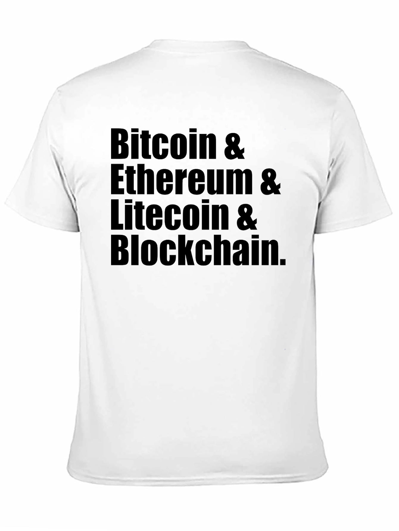 Bitcoin & Ethereum T-Shirt - Cryptocurrency Tee