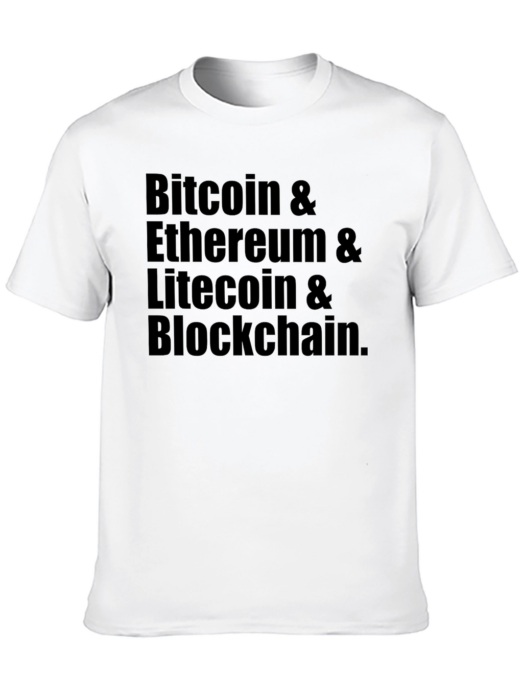 Bitcoin & Ethereum T-Shirt - Cryptocurrency Tee